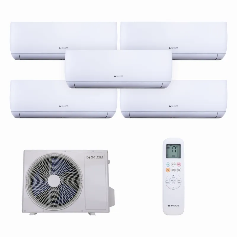 Naitec Multisplit - vonkajšia 12 kW + 5 x Naitec New Smart vnútorná 3,5 kW SM35HXXK